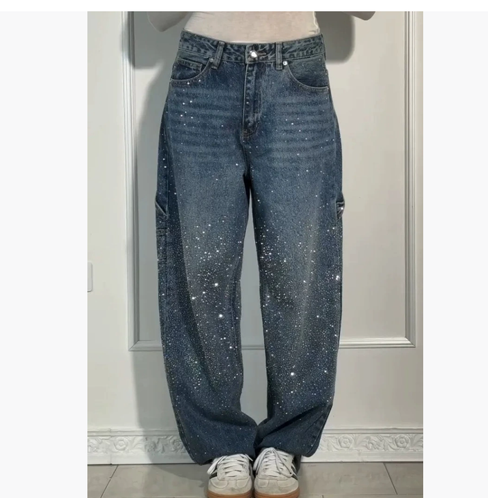 Tesse – Balloon Denim Pants for Effortless Movement