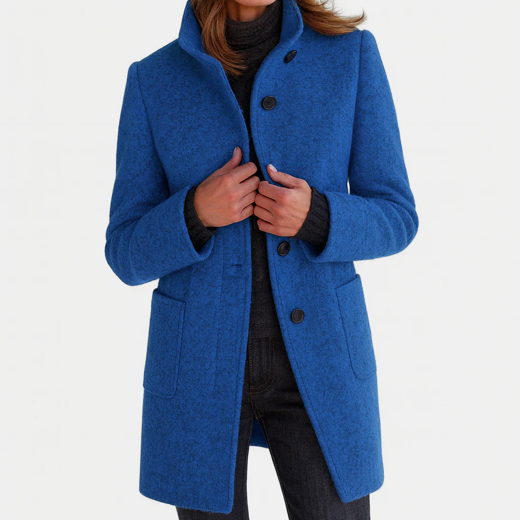 Vanessa - Elegant Midi Wool Coat