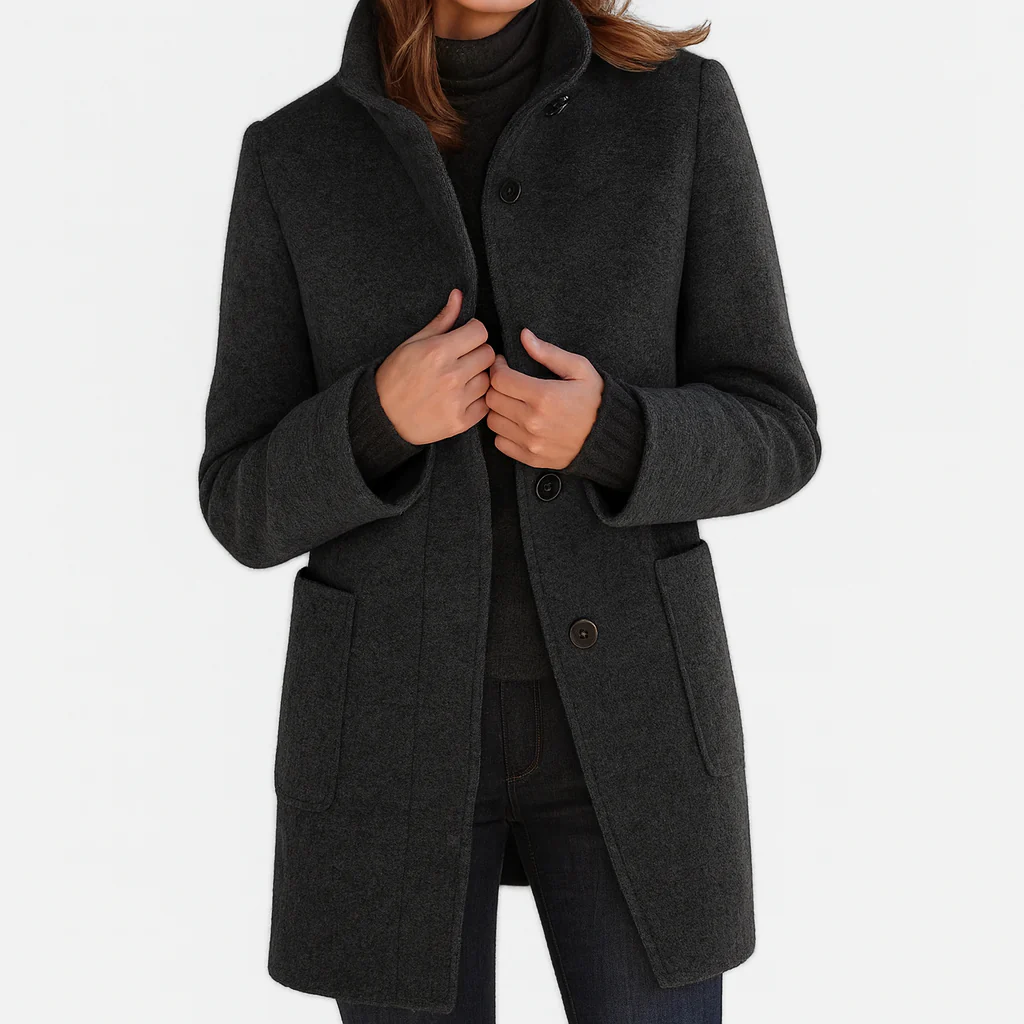 Vanessa - Elegant Midi Wool Coat
