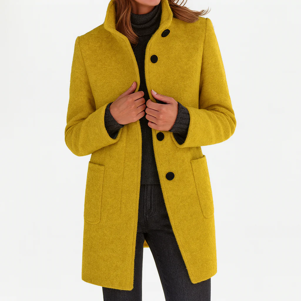 Vanessa - Elegant Midi Wool Coat