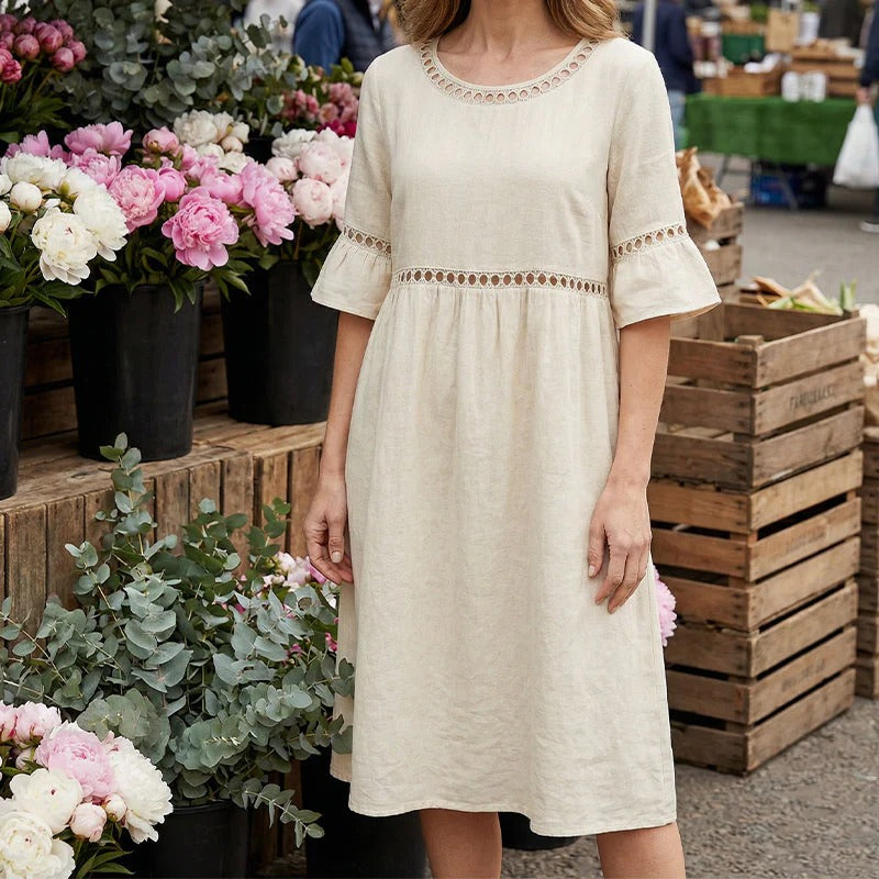 Azy – Breezy Linen Midi Dress