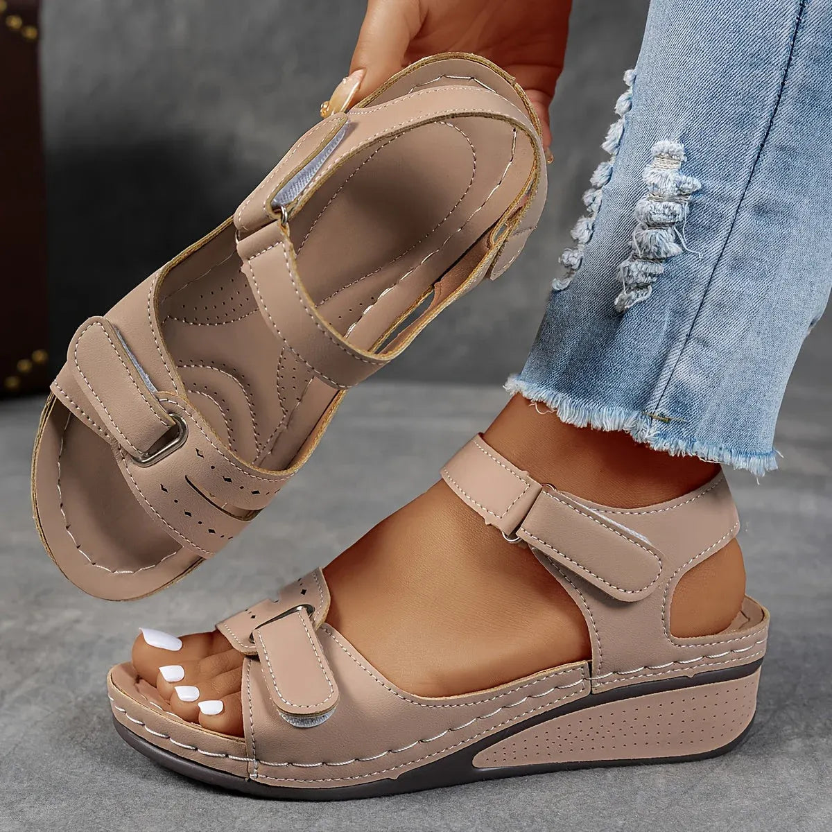 Cherry – Elegant Orthopedic Sandals