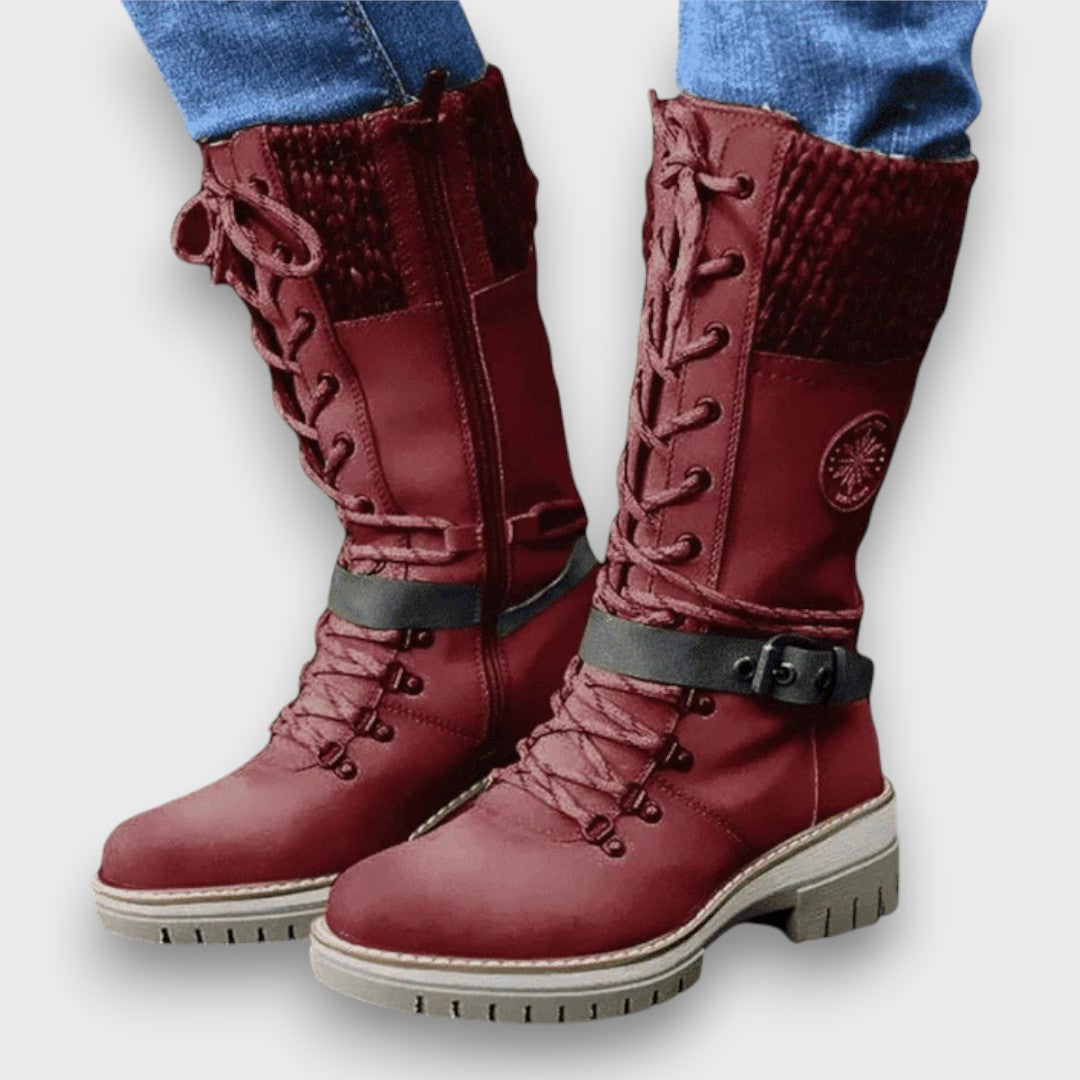 Ericca - Lace-Up Winter Boots