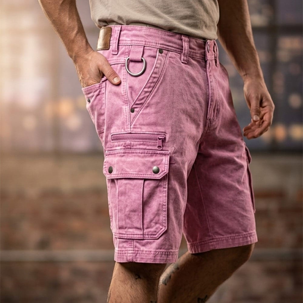 Donald - Functional Denim Cargo Shorts
