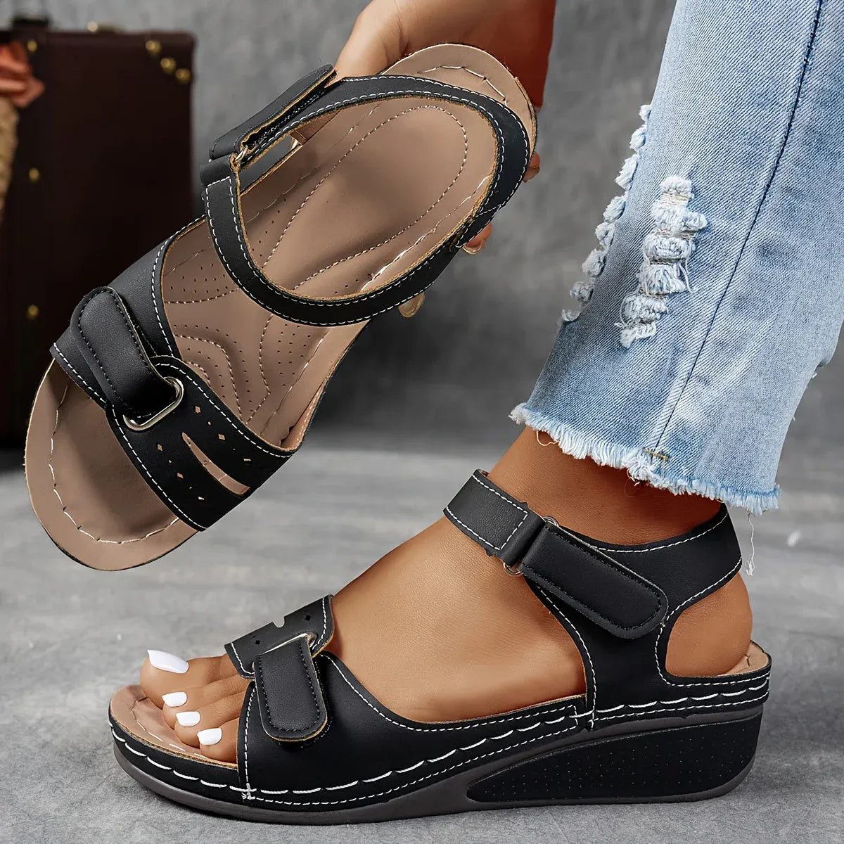 Cherry – Elegant Orthopedic Sandals