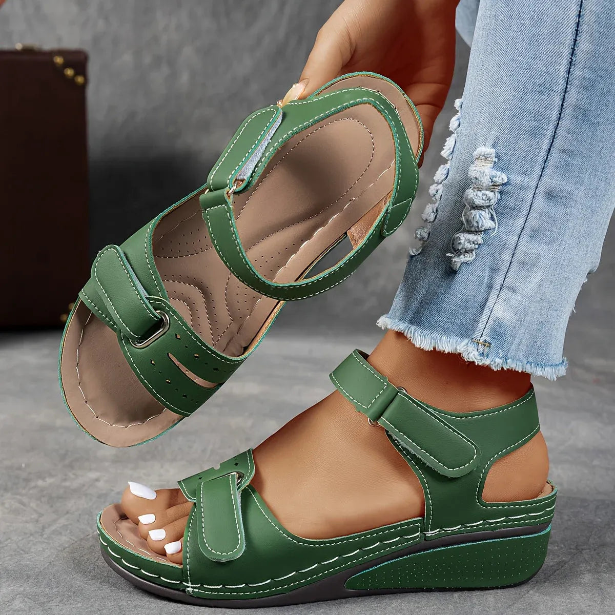 Cherry – Elegant Orthopedic Sandals