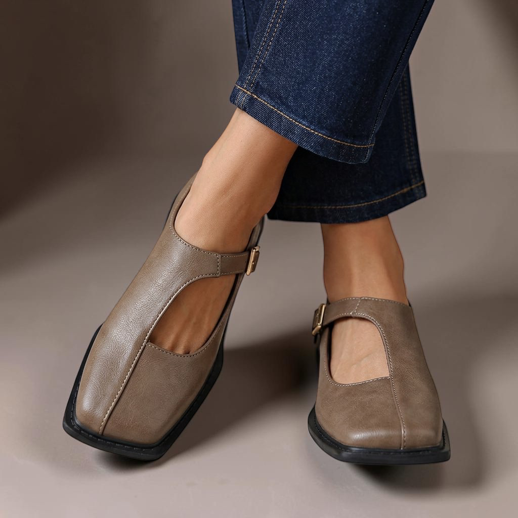 Eva - Comfort Leather Flats