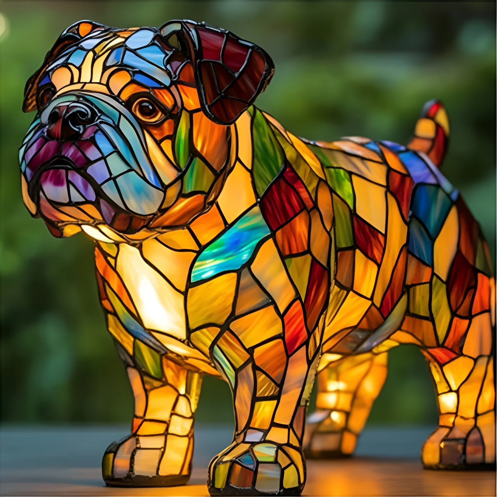 Gigi - Colored Dog Lamp