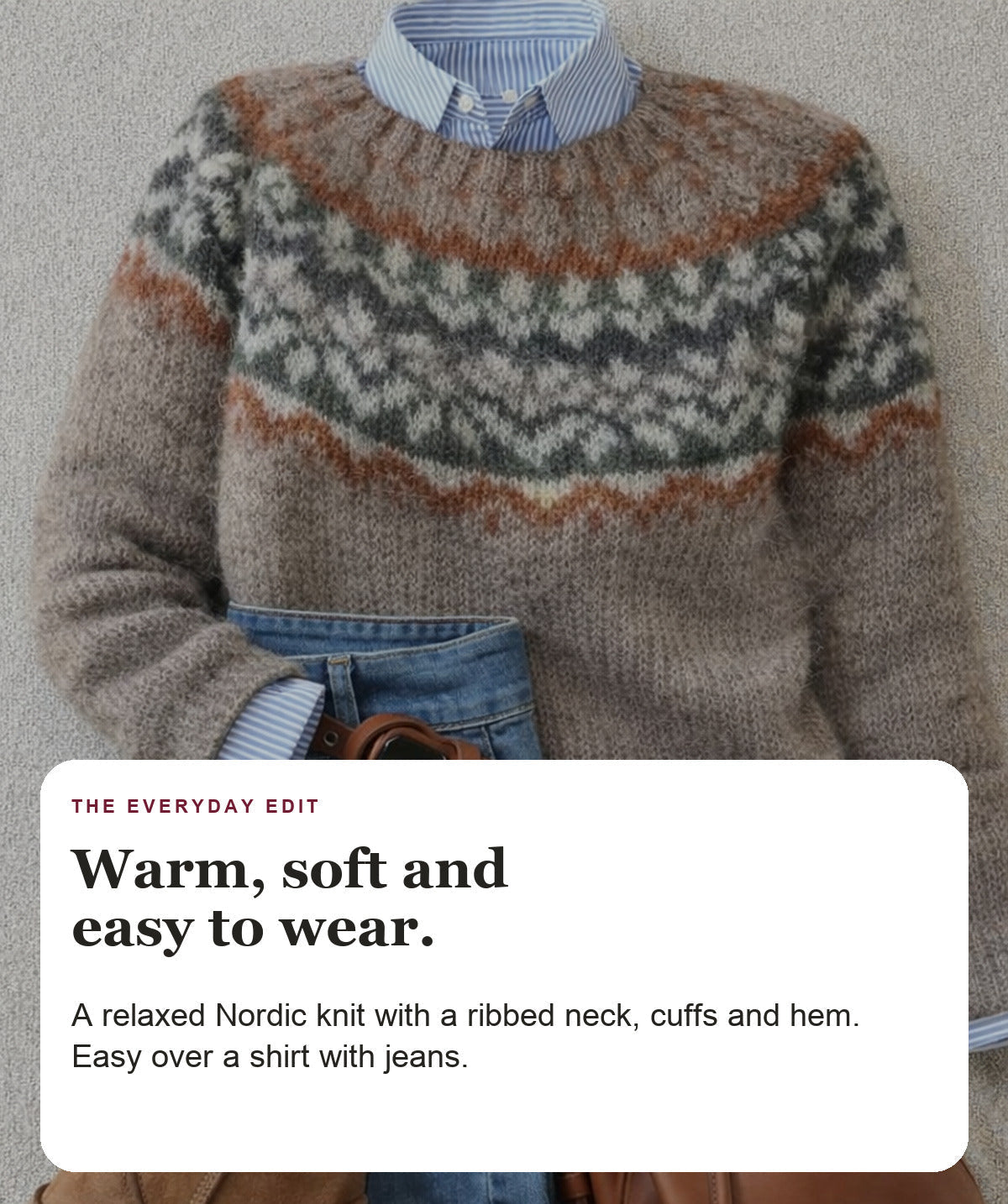 Colette - Nordic Knit Sweater
