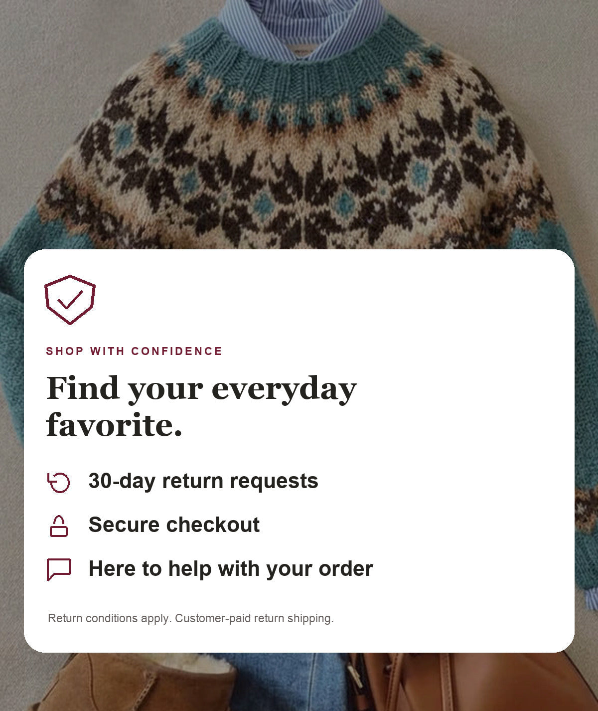 Aspen - Nordic Knit Sweater