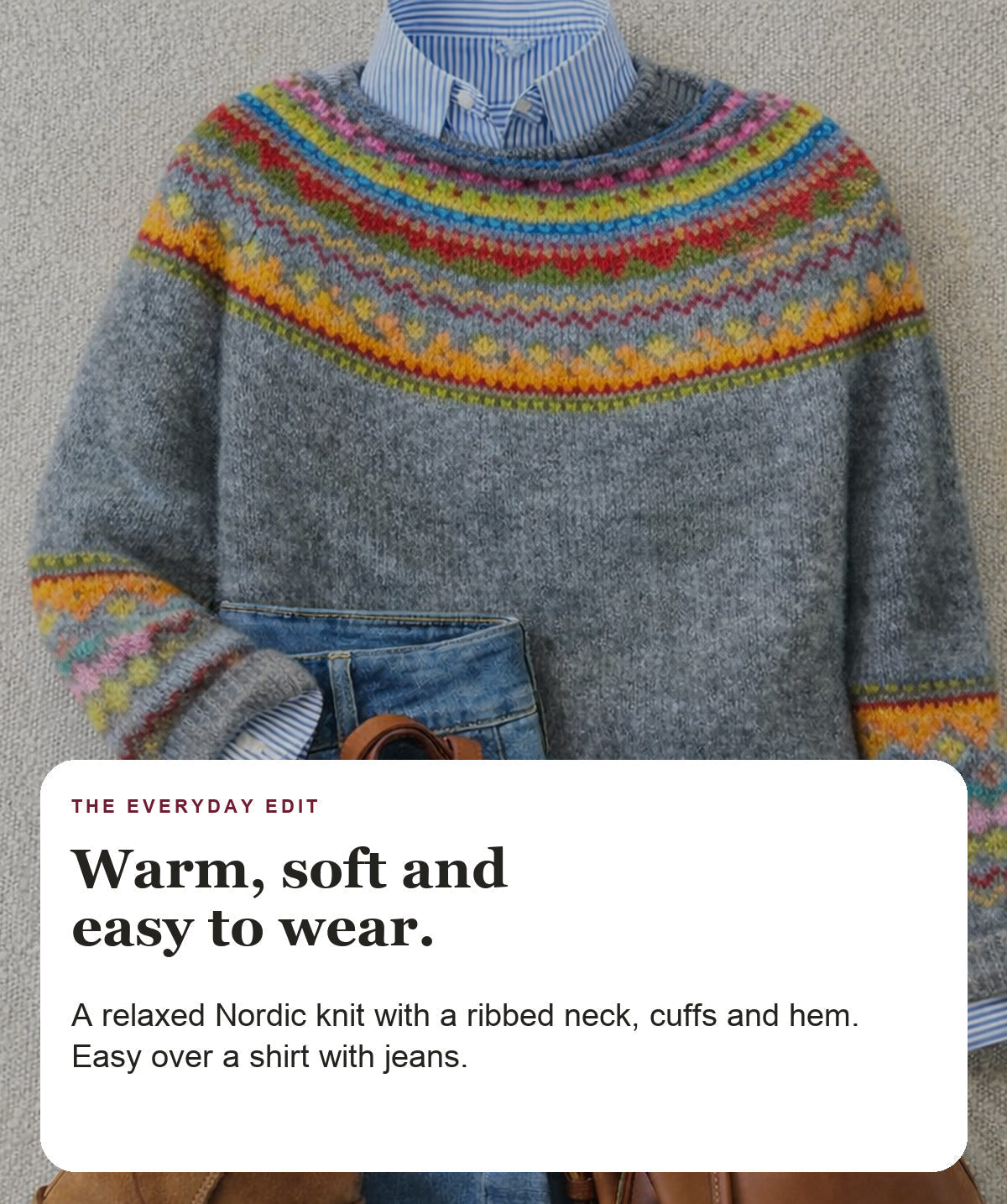Adalyn - Nordic Knit Sweater