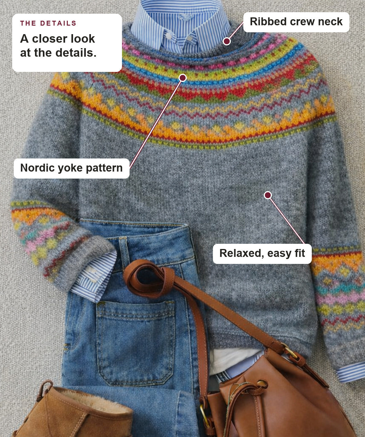 Adalyn - Nordic Knit Sweater