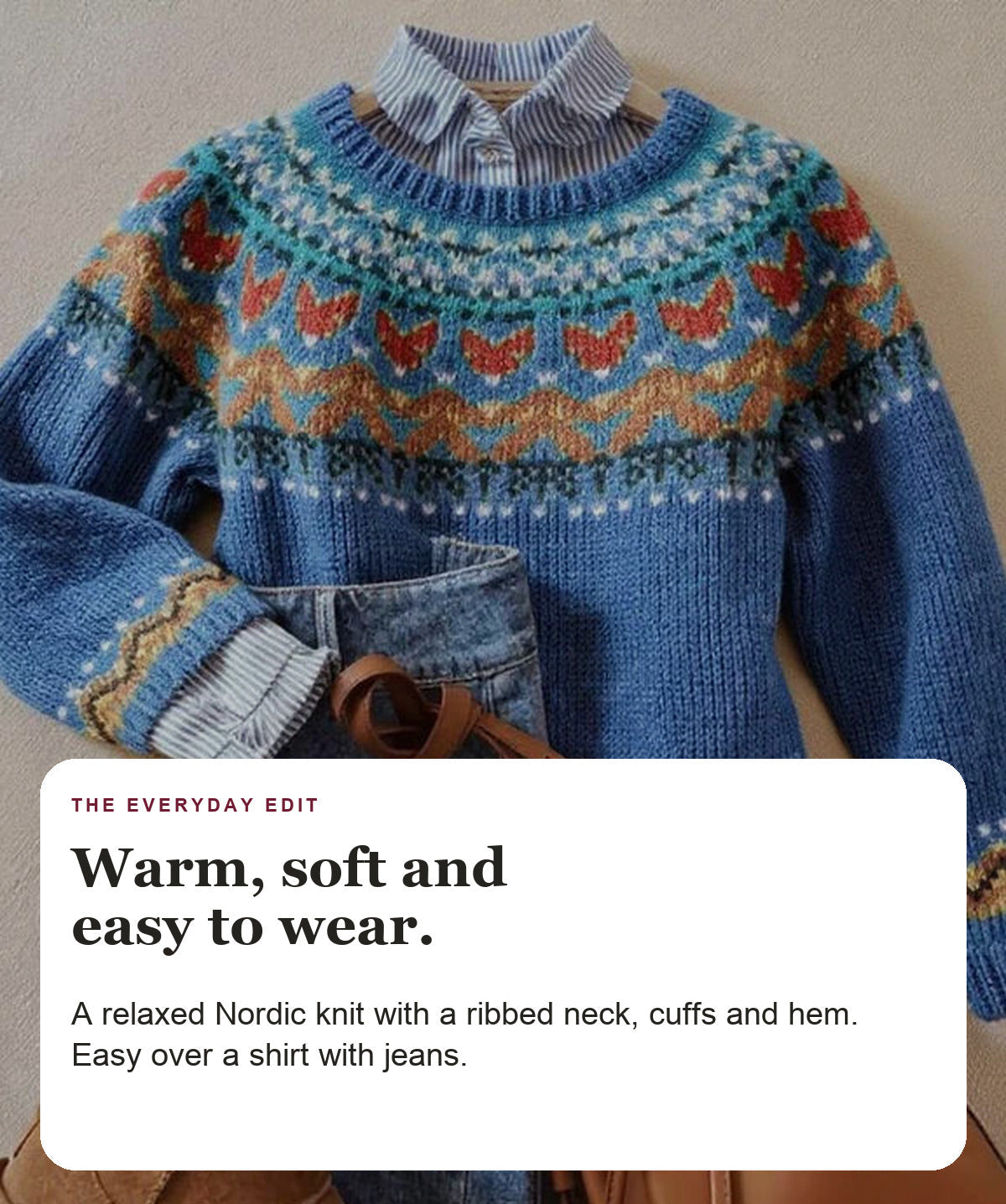 Dahlia - Nordic Knit Sweater