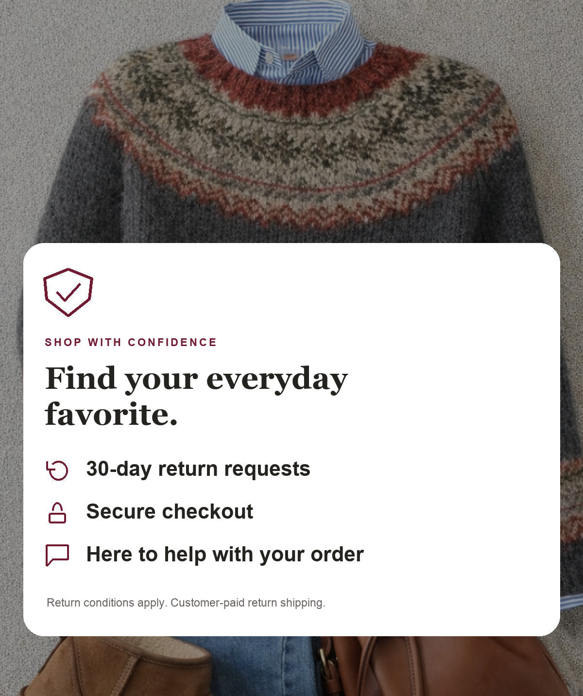 Vera - Nordic Knit Sweater