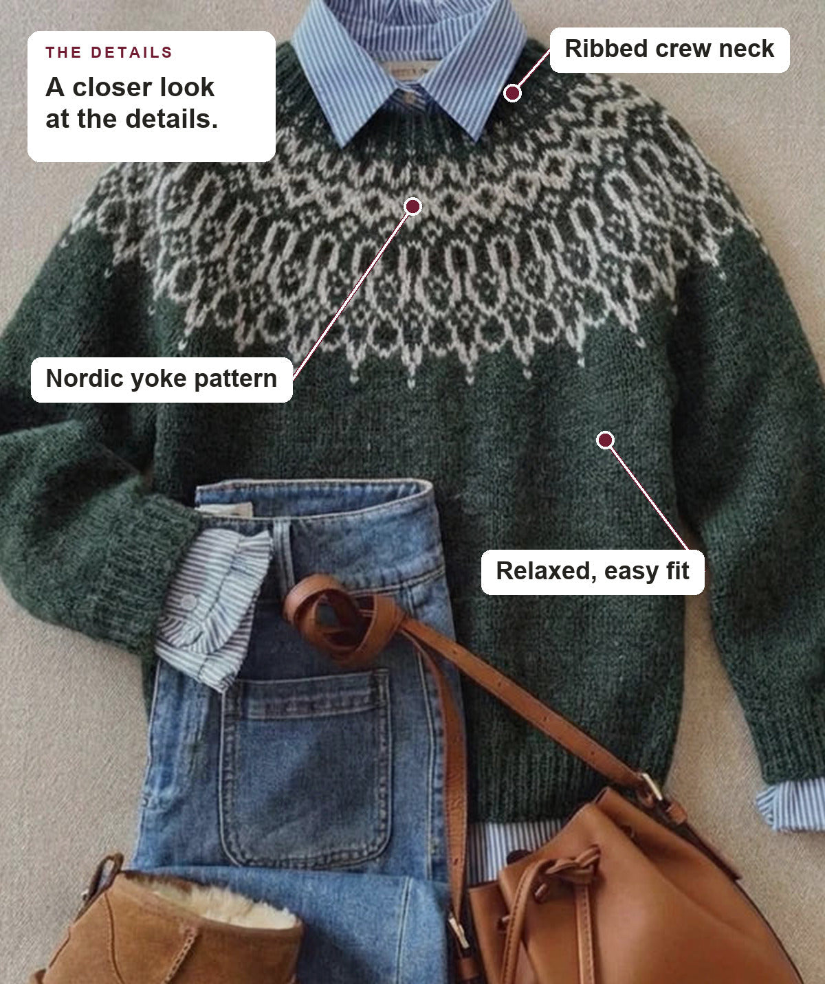 Tessa - Nordic Knit Sweater
