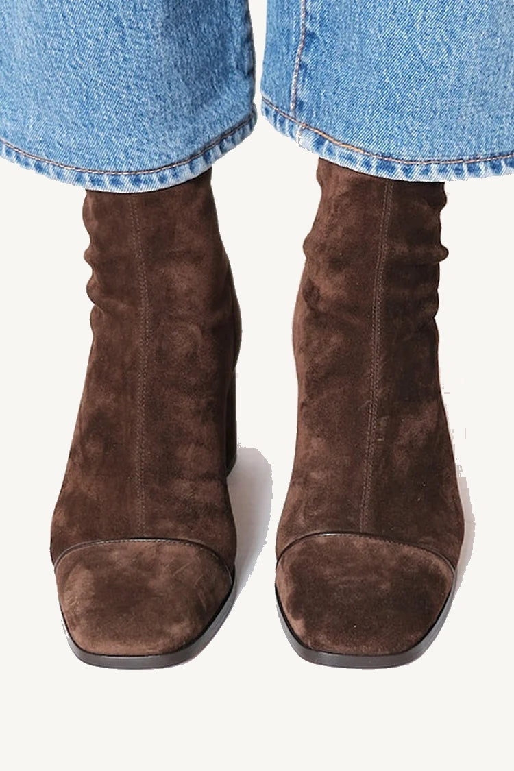 Amira - Elegant Suede Ankle Boots