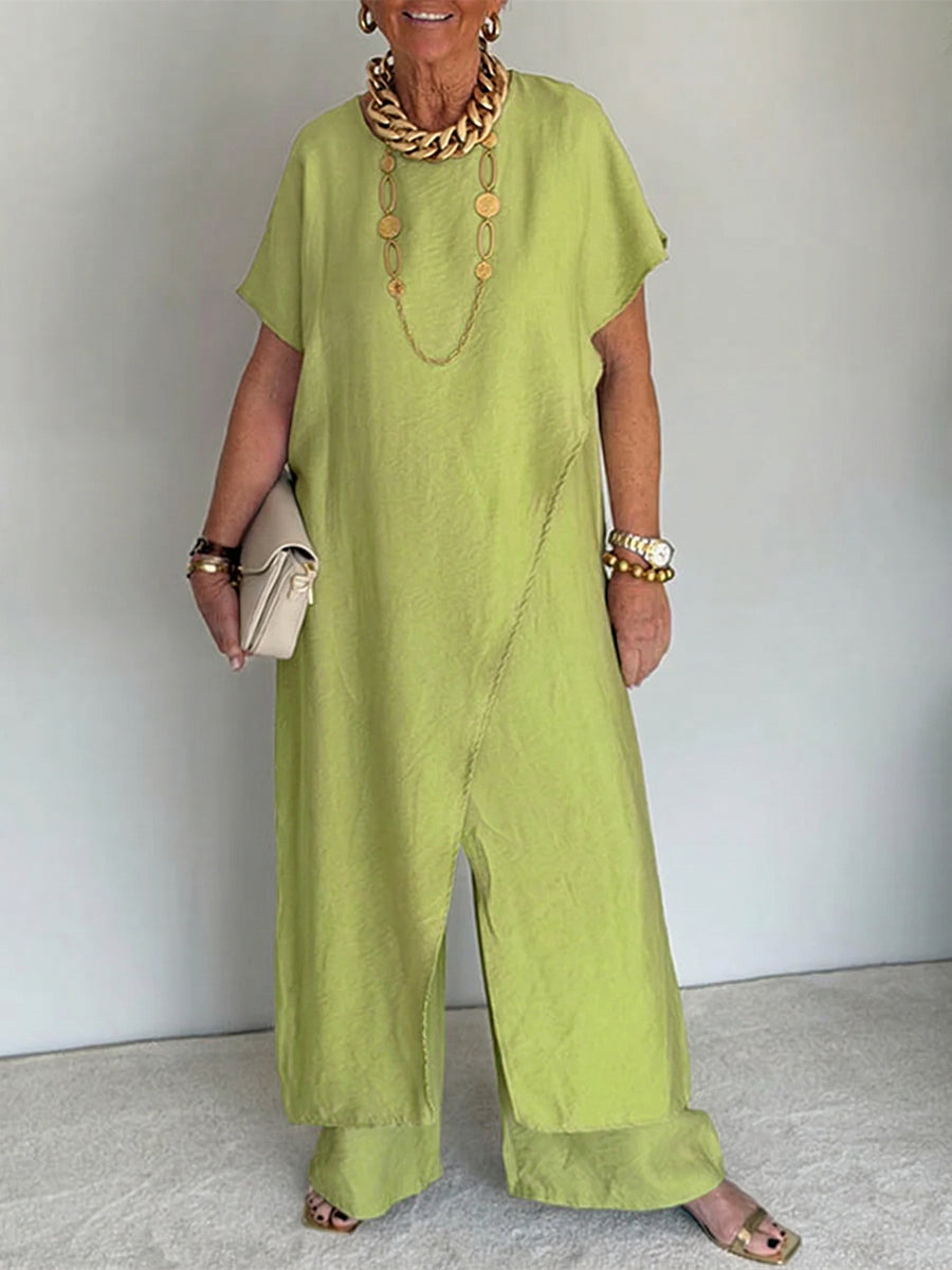 Maria - Cozy Asymmetrical Two-Piece Set