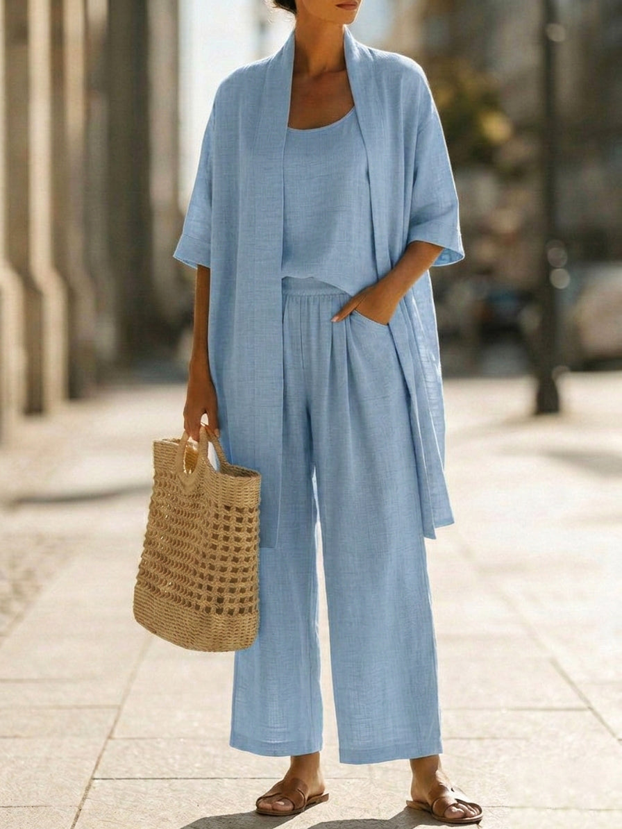 Everly - Lightweight Linen Blend Set