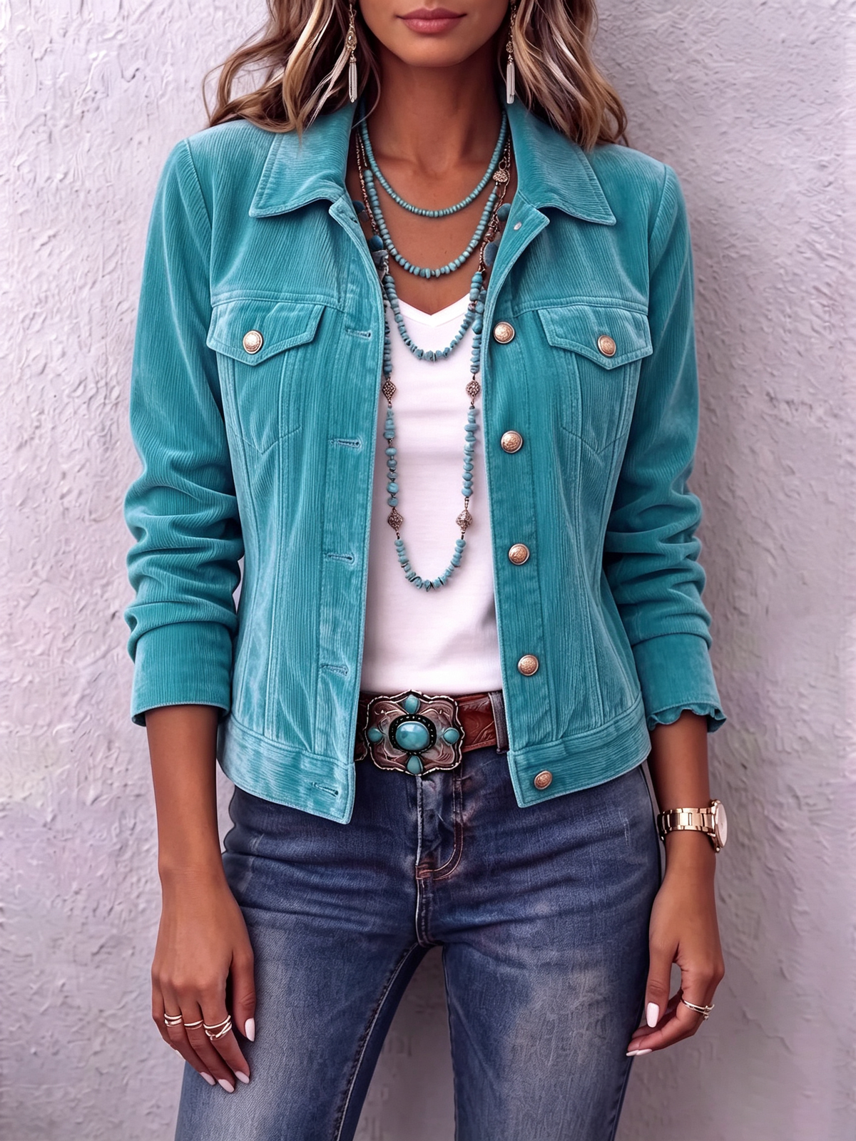 Zuri – Vintage Velvet Jacket