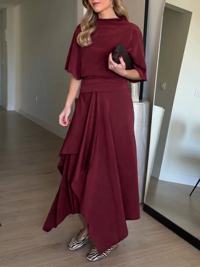 Aria - Stylish and Elegant Two-Piece Top and Skirt Set