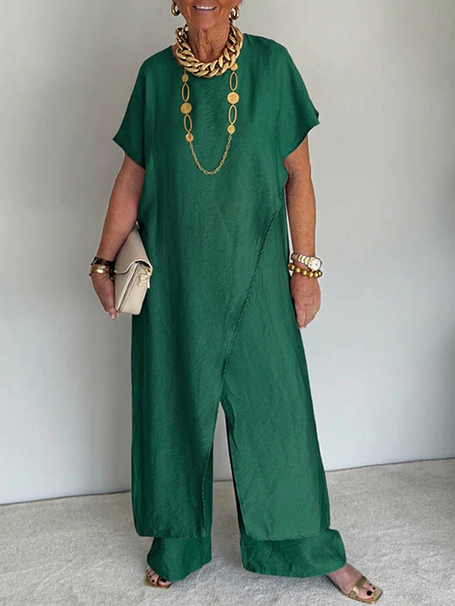Maria - Cozy Asymmetrical Two-Piece Set