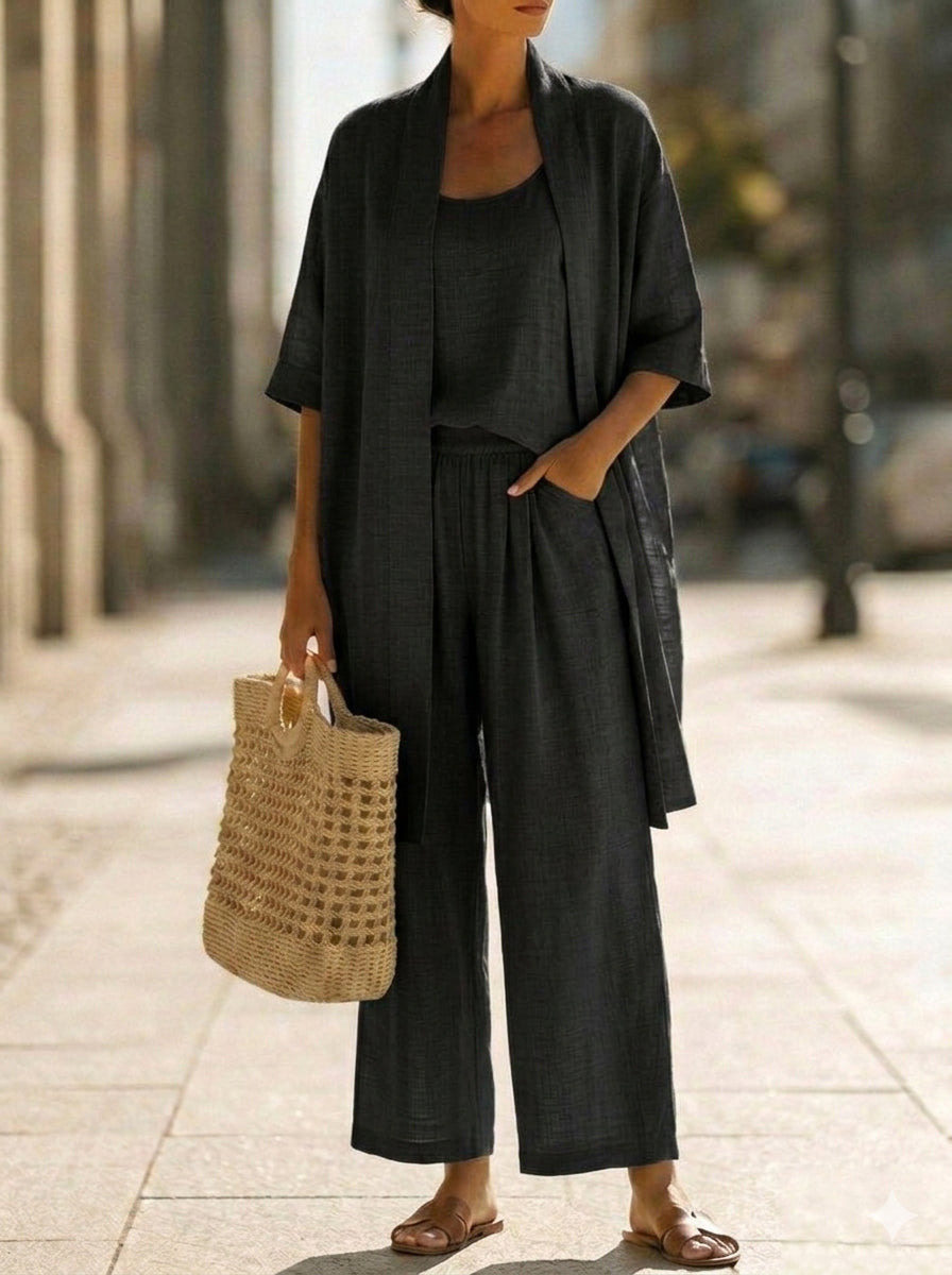 Everly - Lightweight Linen Blend Set