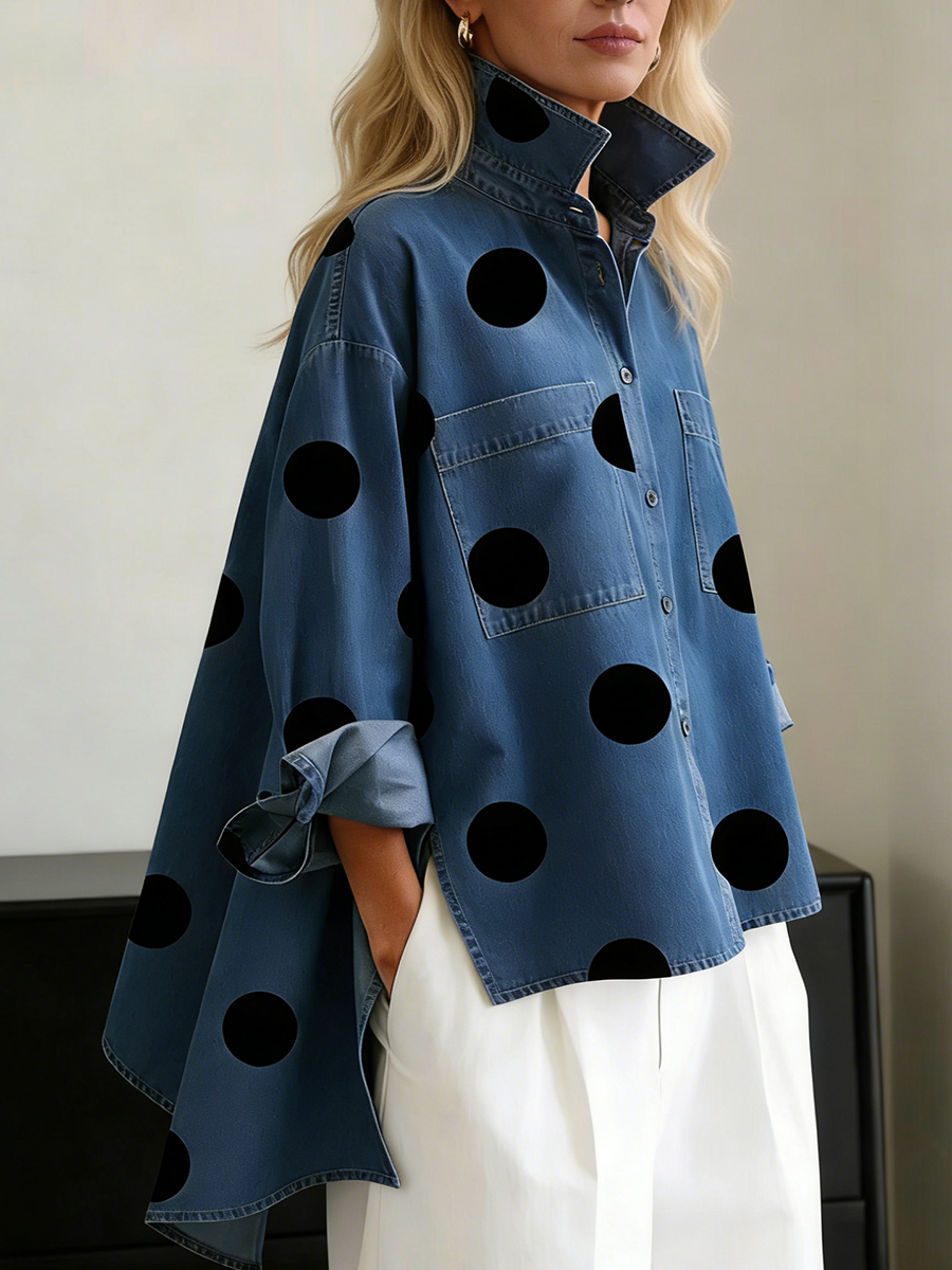 Gianna - Polka Dot Overshirt