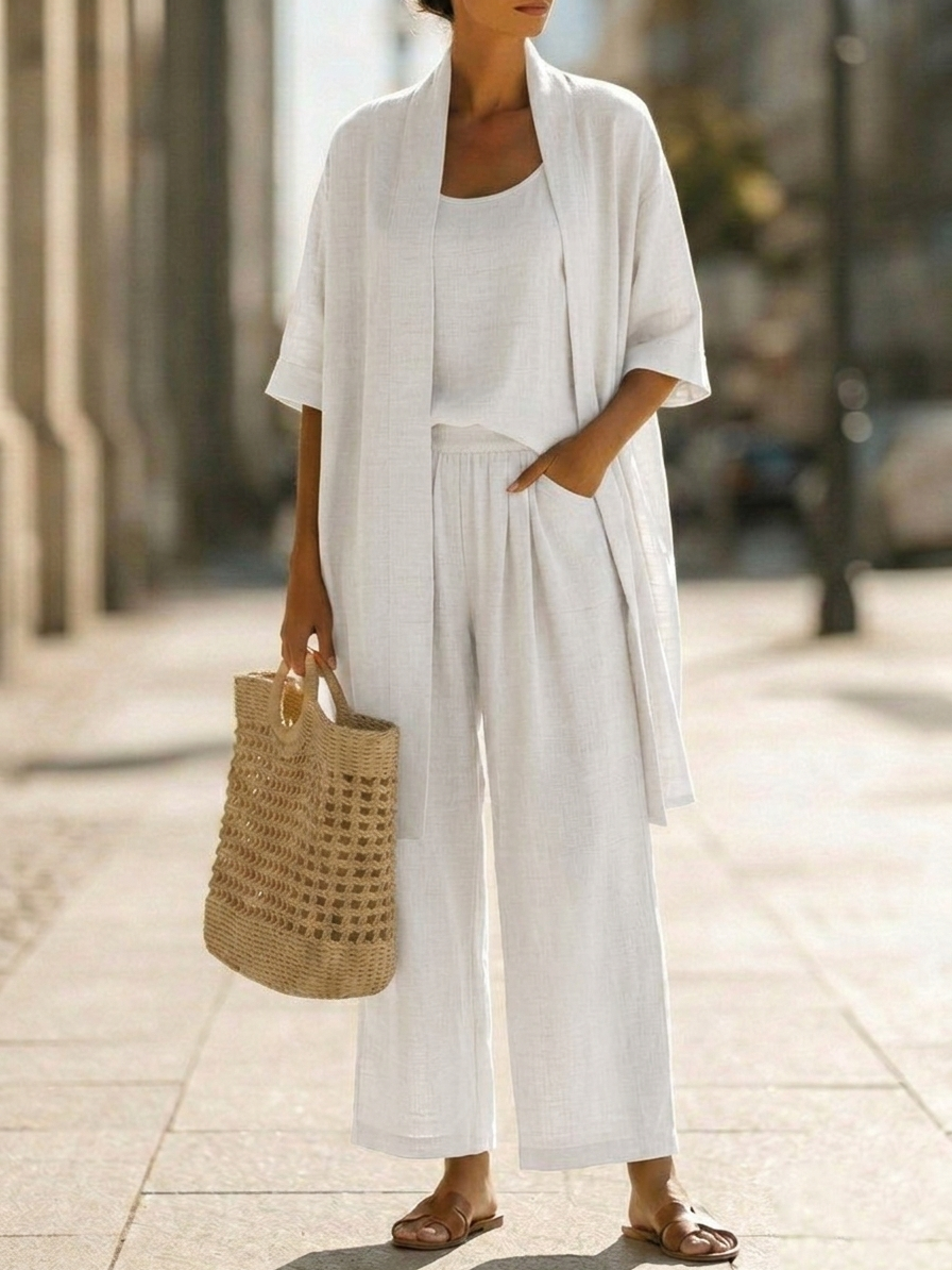 Everly - Lightweight Linen Blend Set
