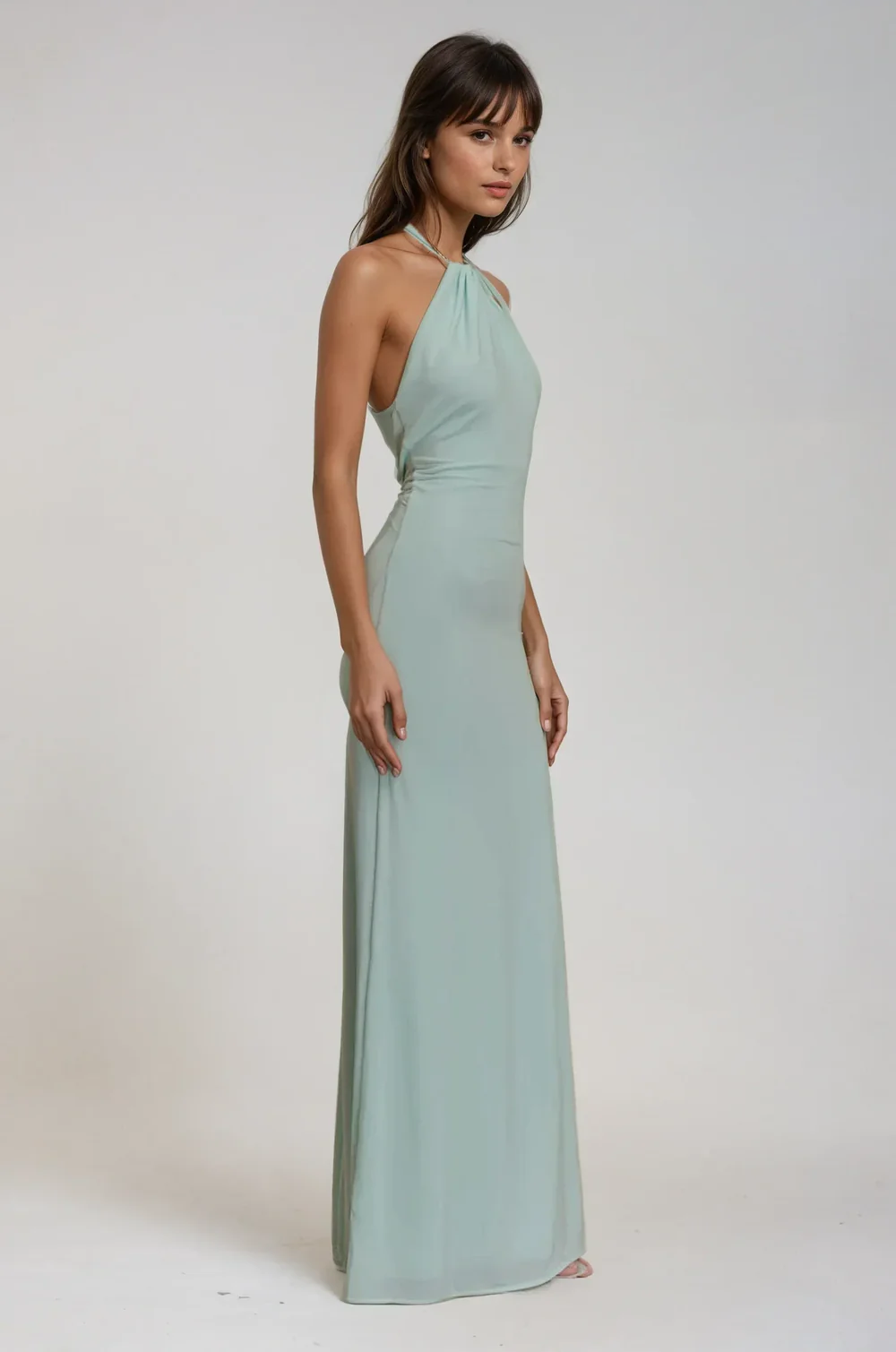 Jaiga – Halter Maxi Dress for Summer Elegance
