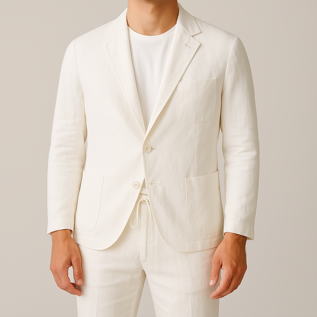 Jimmy – Linen-Blend Blazer and Trouser Set