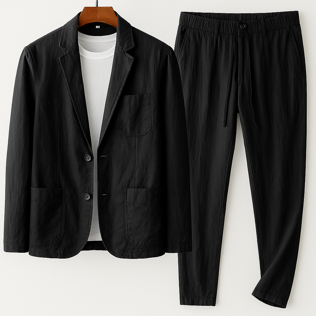 Jimmy – Linen-Blend Blazer and Trouser Set