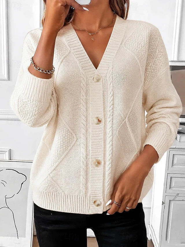 Nellie – Vintage Cable Knit Cardigan