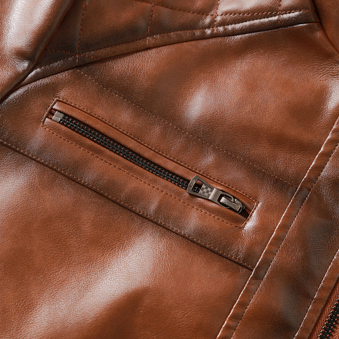 Bryan – Roadster Leather Jacket