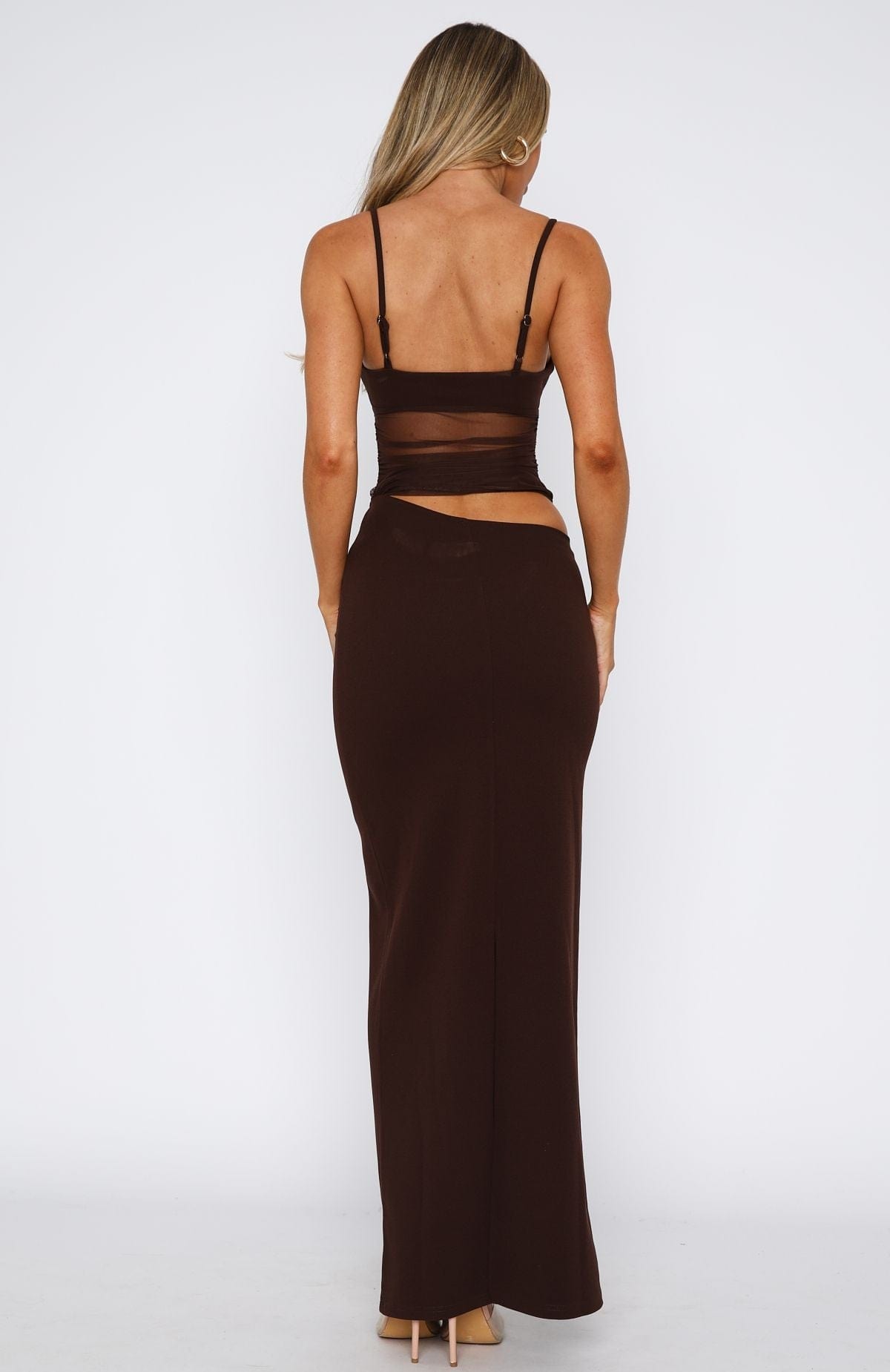 Lyca - Elegant Maxi Dress with Cut Outs