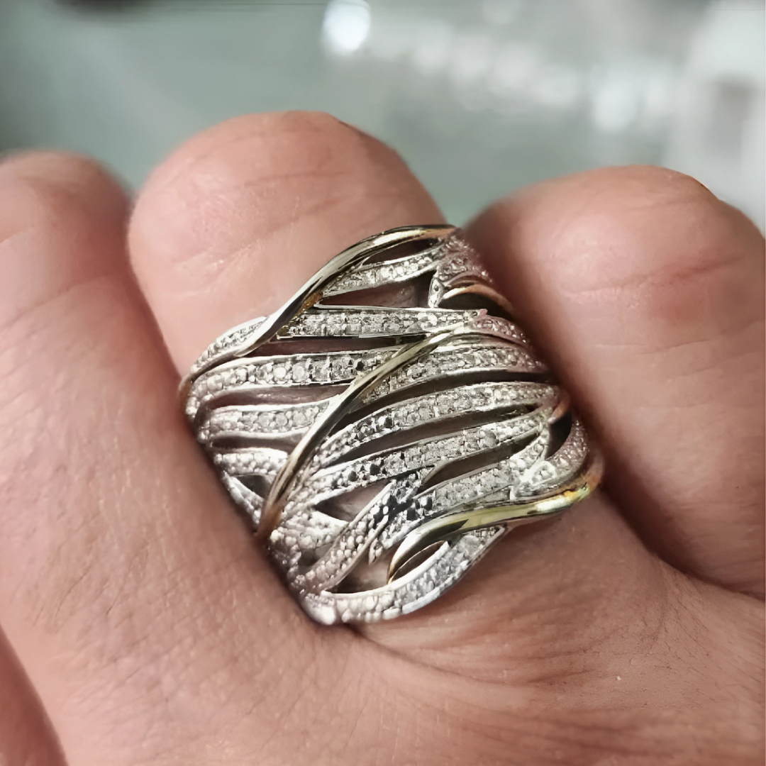 Eunice - Elegant Multi-Layer Twisted Ring