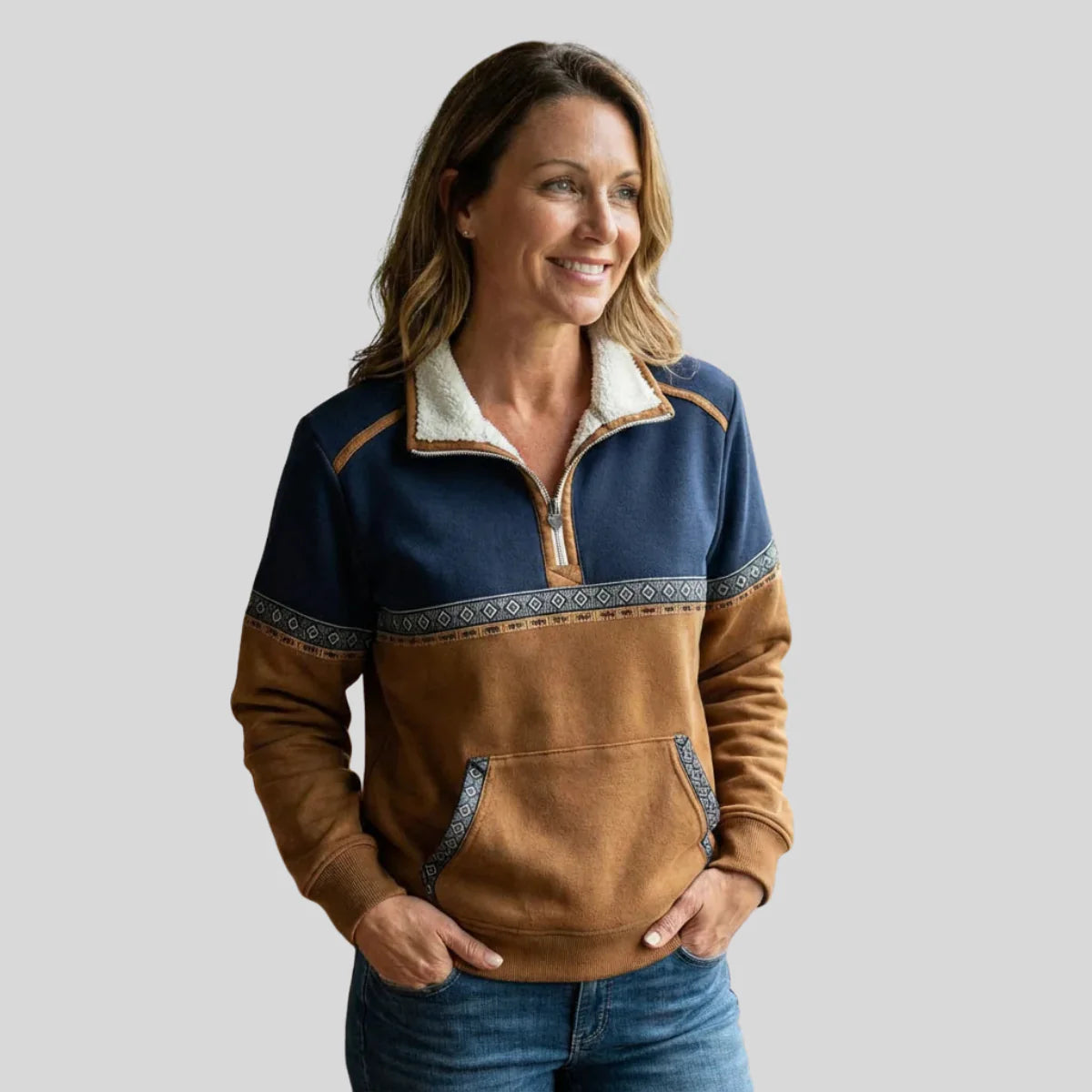 Xyrel - Cozy Half-Zip Sweater