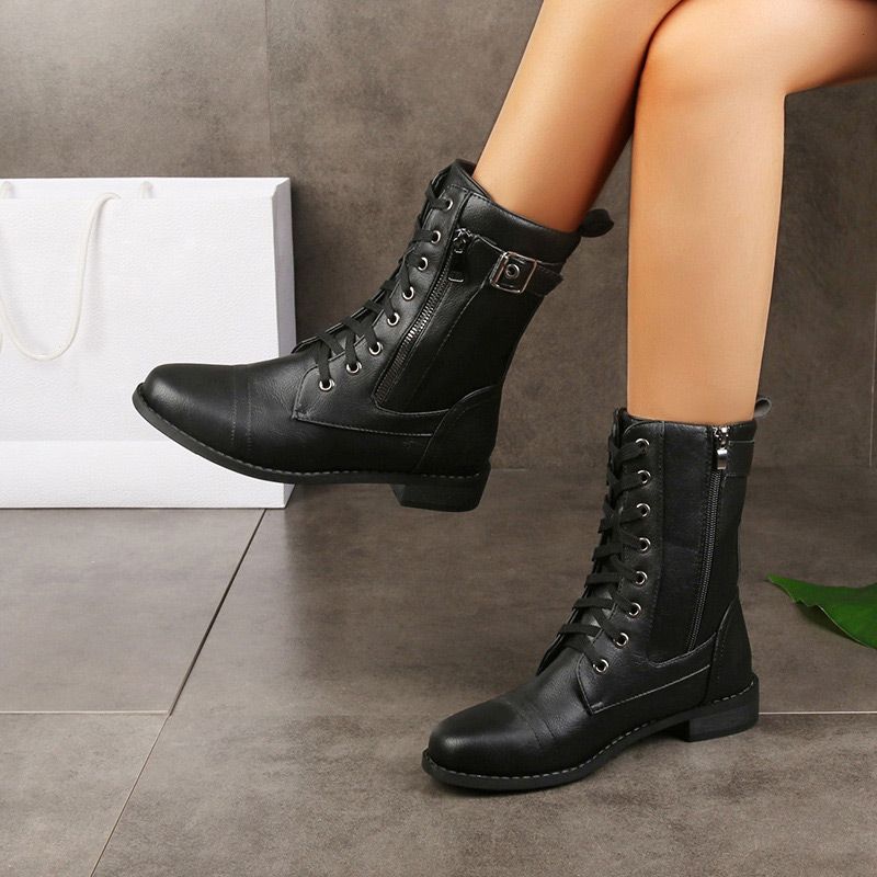 Heidi - Wide-Fit Orthopedic Leather Boots