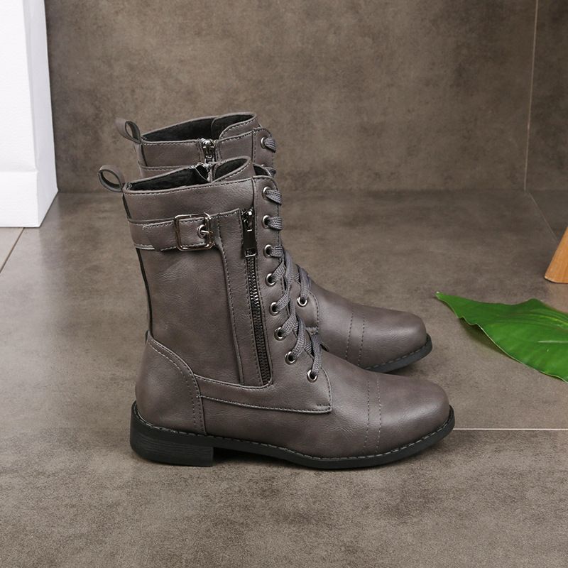 Avery - Orthopedic Leather Ankle Boots
