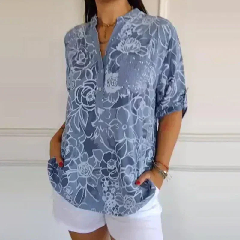 Tatiana - Lightweight Floral Blouse