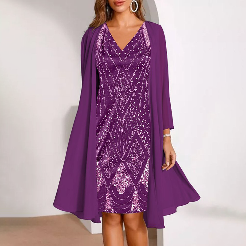 Celest - Elegant Two-Piece Occasion Dress