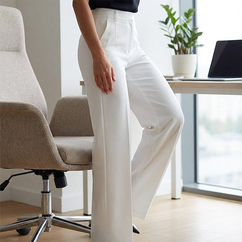 Elle - High-Waisted Tailored Pants