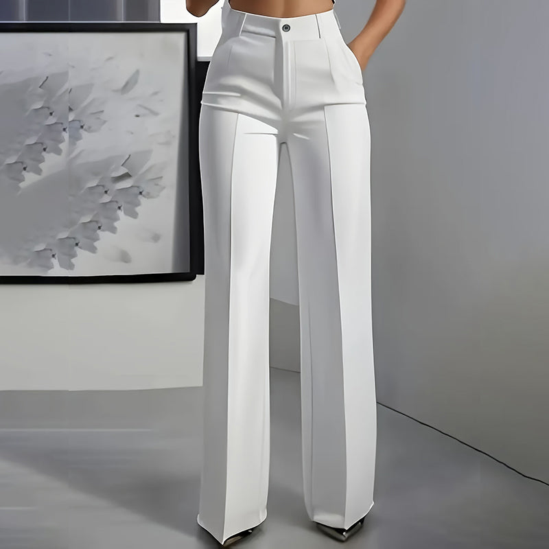 Elle - High-Waisted Tailored Pants