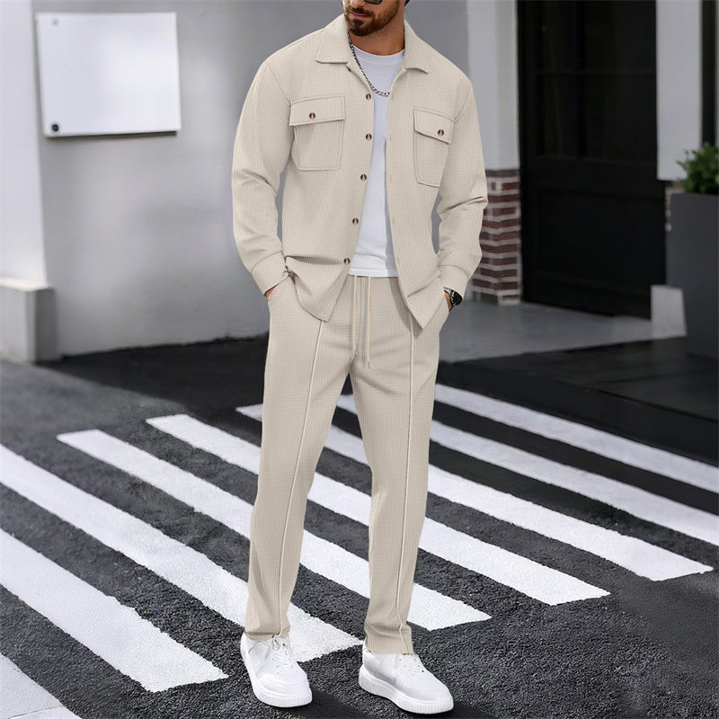 Jonathan - Waffle Knit Comfort Two Piece Set