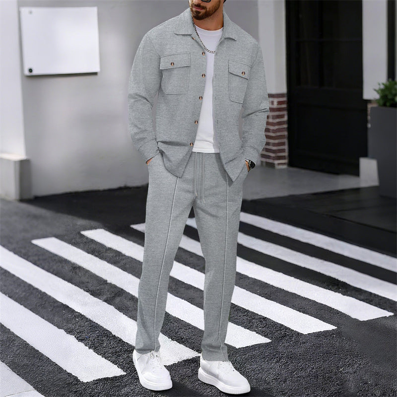 Jonathan - Waffle Knit Comfort Two Piece Set