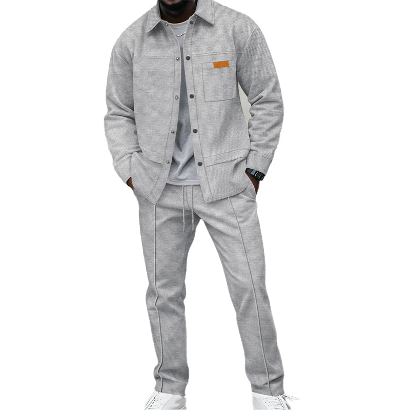 Stetson – Textured Two-Piece Casual Set