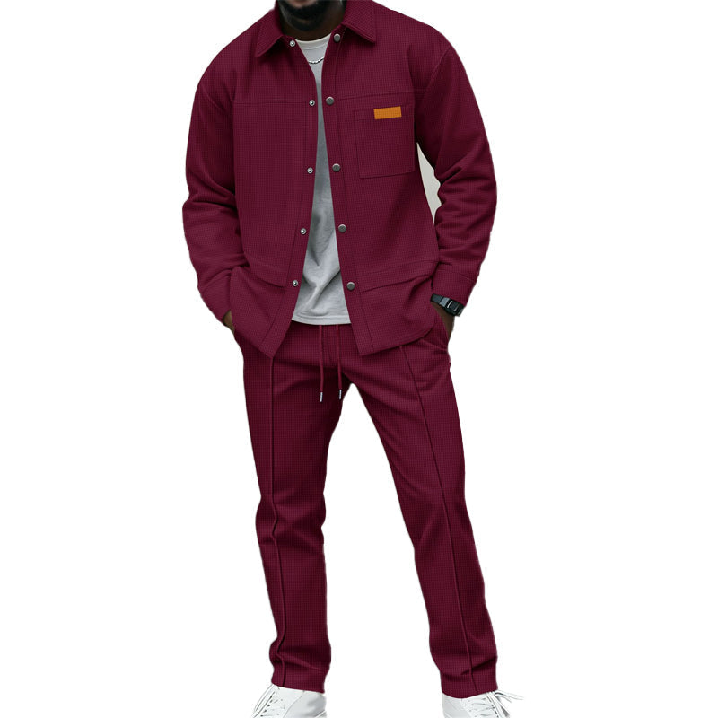 Stetson – Textured Two-Piece Casual Set