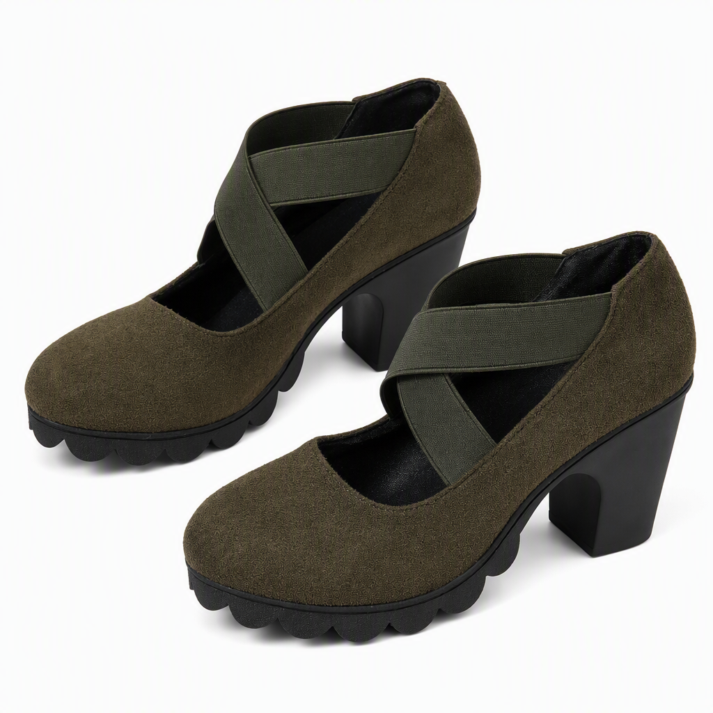 Maryam - Mary Jane Platform Heels