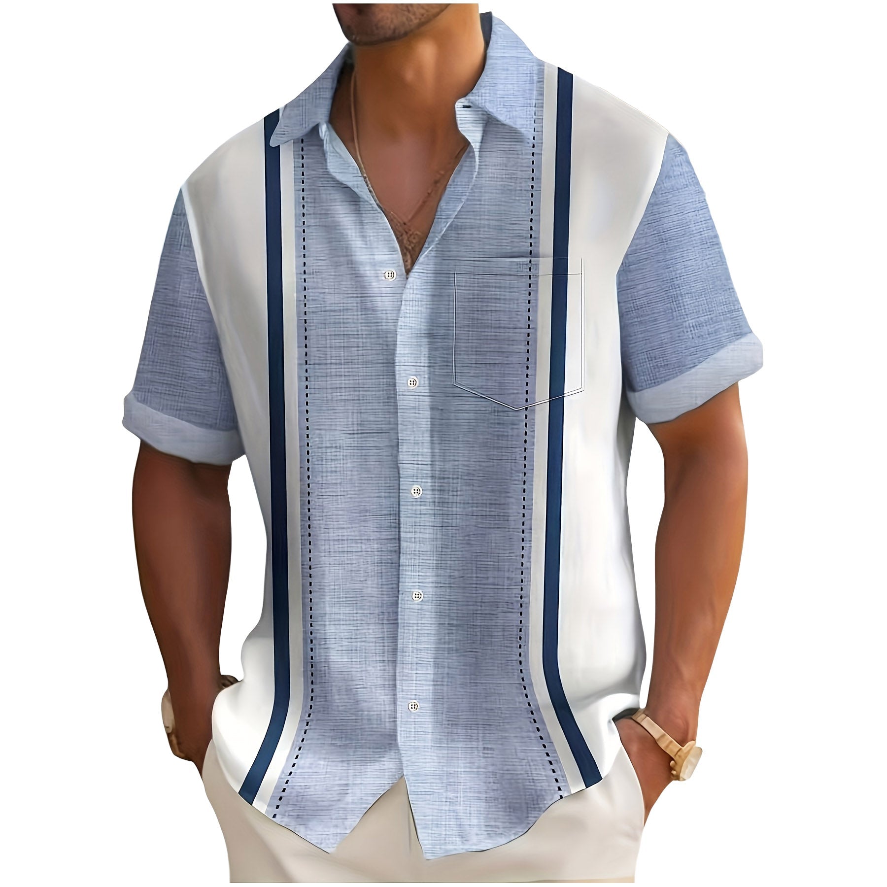 Thomas - Striped Resort Shirt