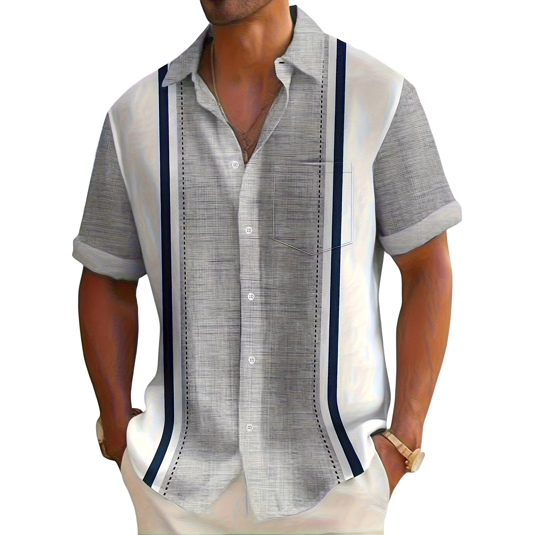 Thomas - Striped Resort Shirt
