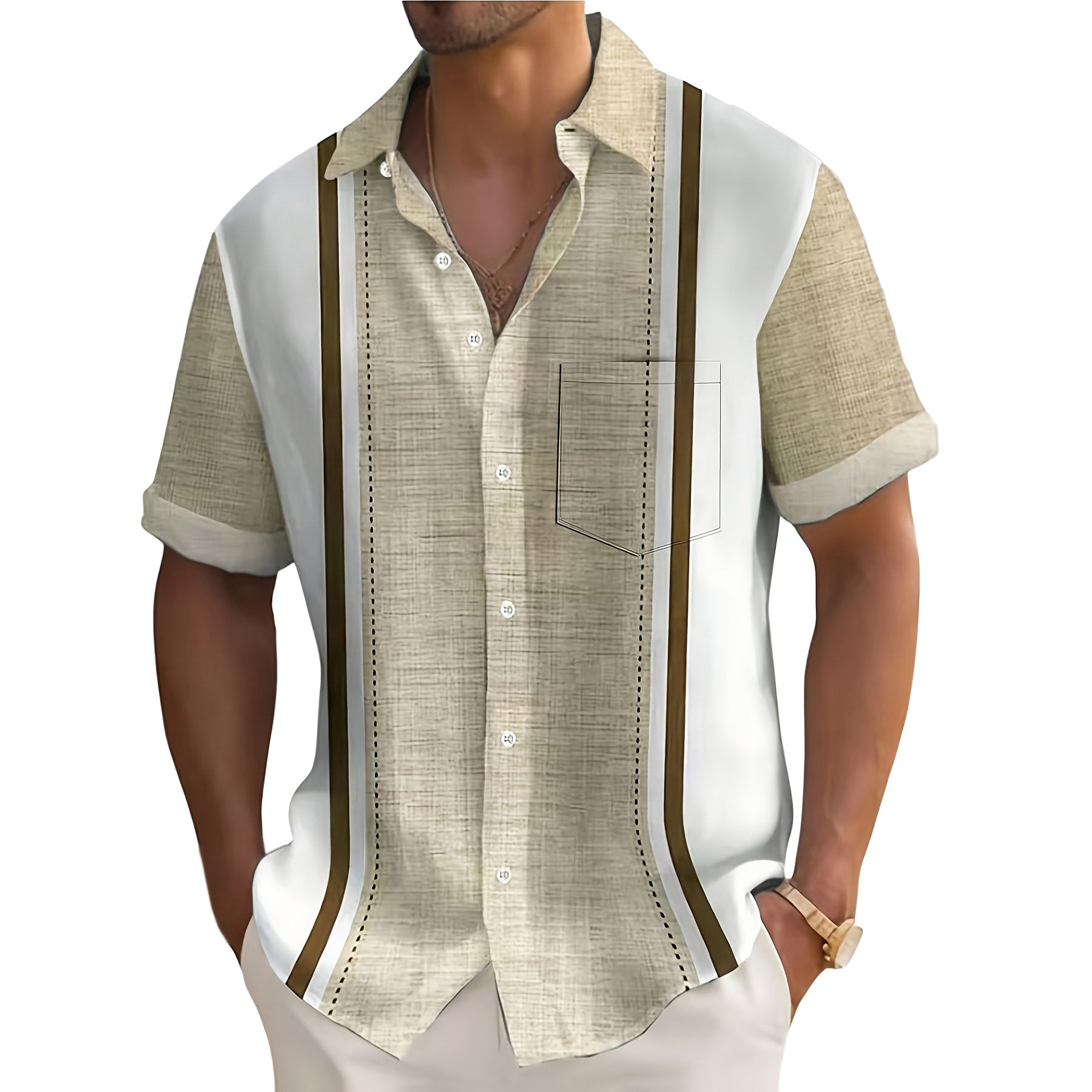 Thomas - Striped Resort Shirt